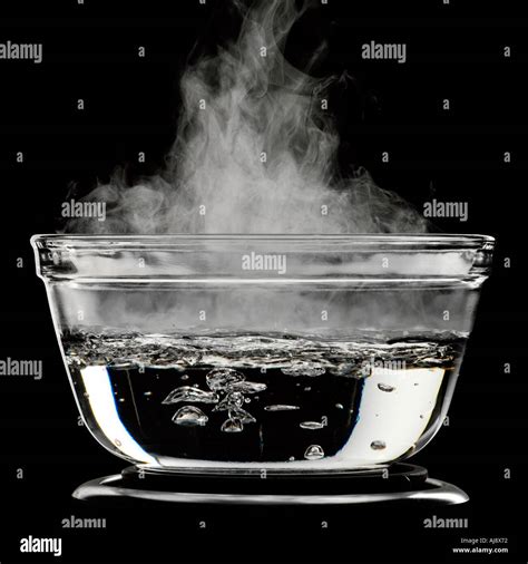 Water Boiling In A Glass Pot Stock Photo 4786801 Alamy