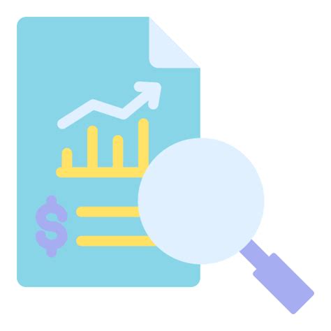 Financial Audit Generic Color Fill Icon