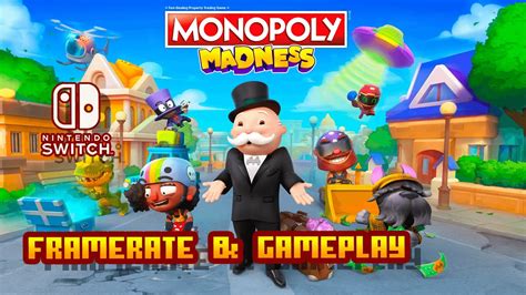 Monopoly Madness Nintendo Switch Framerate And Gameplay Youtube