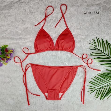 Jual Avisa Bikini Set Tali Two Piece Bikini Sexy Bikini Tali Samping Bikini Segitiga