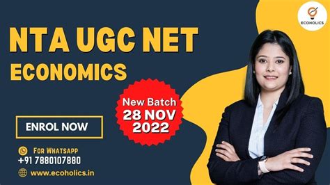 Get Started With NTA UGC NET Economics New Batch Starting At 28