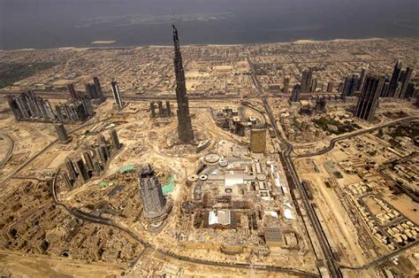 construction of the burj dubai