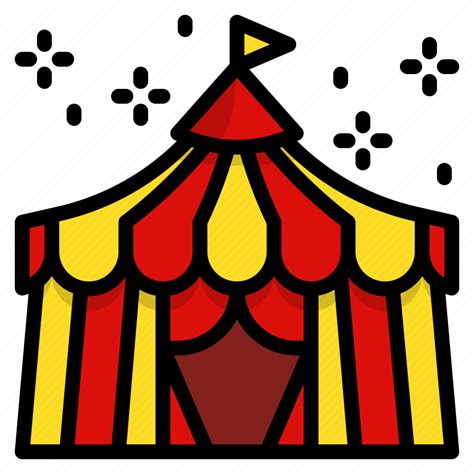 Circus Carnival Festival Tent Cabaret Show Icon Download On Iconfinder