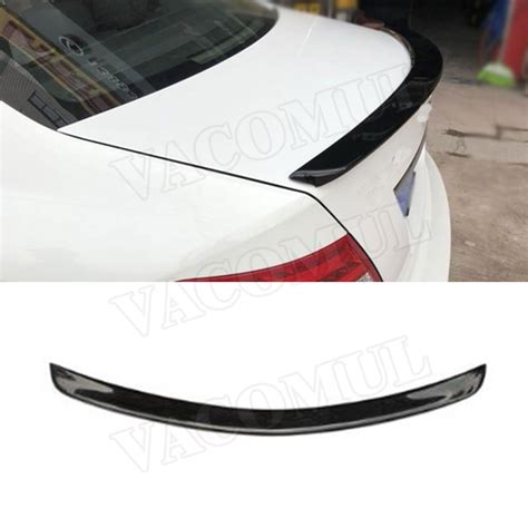 Carbon Fiber FRP Rear Boot Spoiler Trunk Wings For Mercedes Benz C