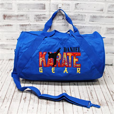 Personalized Boy Or Girl Karate Gear Bag Karate T Tote Duffle Small