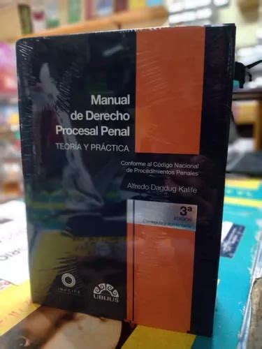 Manual De Derecho Procesal Penal Ed Dagdug Kalife