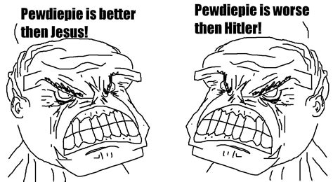 The Only Difference Between Fanboys And Haters Pewdiepie Know Your Meme