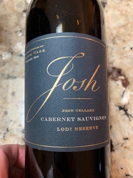 2016 Josh Cellars Cabernet Sauvignon Reserve Lodi Usa California Central Valley Lodi