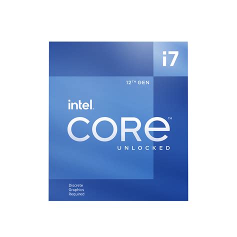 Intel Cpu Intel 12th Gen Core I7 12700kf 12 Core 8p4e 36ghz Lga1700 125w Alder Lake No