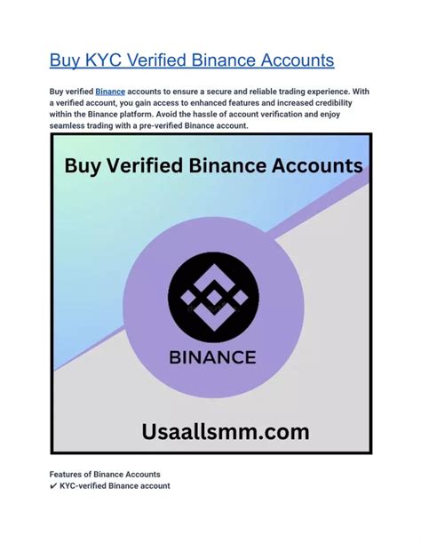 Ppt Worldwide Best Sites To Get Verified Binance Accounts Powerpoint