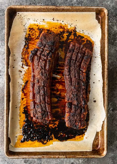 Honey Glazed Crispy Pork Belly Kevin Is Cooking