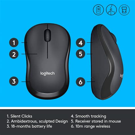 Logitech M221 Silent Wireless Mouse 2 4GHz Dhrubok All Rounder