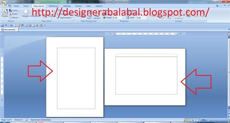 Cara Membuat Page Landscape Dan Portrait Dalam Satu File Word Riset