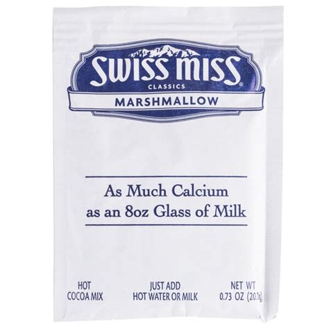 Swiss Miss Count Hot Cocoa Mix With Marshmallows Packet Case