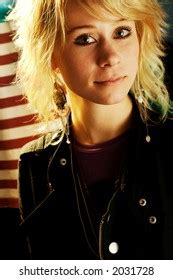 Photo De Stock Sexy Blonde Girl Wearing Denim Jacket 2031728 Shutterstock