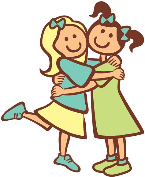 Cartoons Hugging Clipart Best