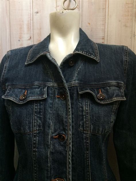 Veston Jeans Jacket Vintage Veste De Jeans Année 80 En Etsy