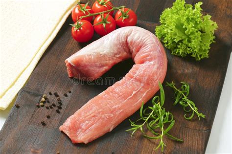 Raw Pork Tenderloin Stock Image Image Of Food Bionda 44038141