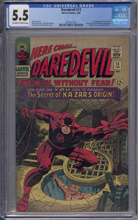 Daredevil Cgc St Vibranium Zabu Origin Ka Zar Plunderer Jack