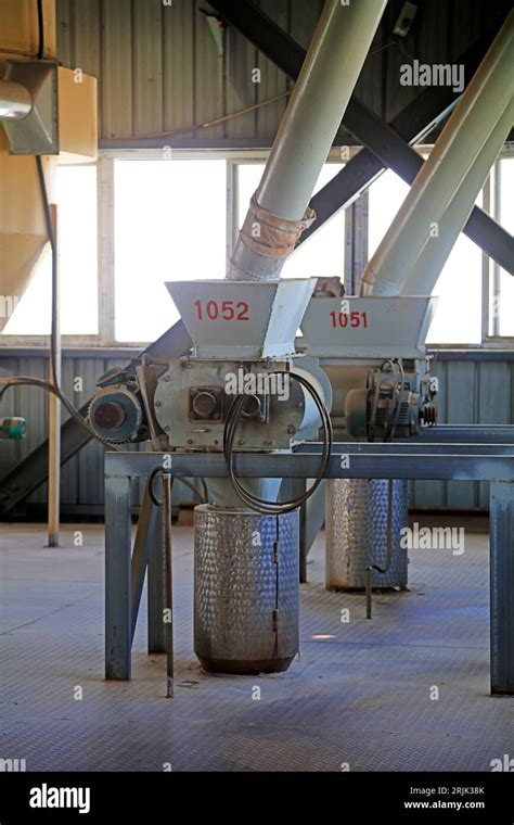 Machinery And Equipment In Rice Processing Plant Stock Photo Alamy