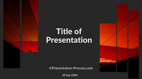 Flat Design Templates: PowerPoint Title Slide