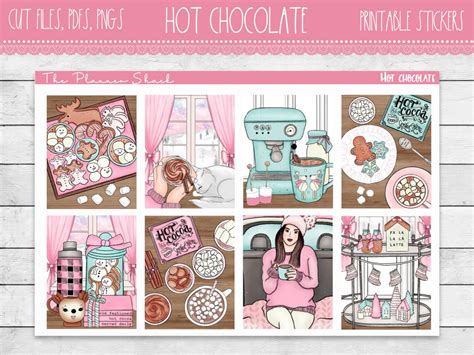 Printable Hot Chocolate Erin Condren Winter Weekly Etsy
