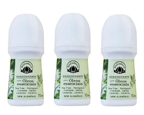 Desodorante Natural Sem Aluminio - Trio bio essência - desodorante natural sem alumínio e álcool com óleos ...