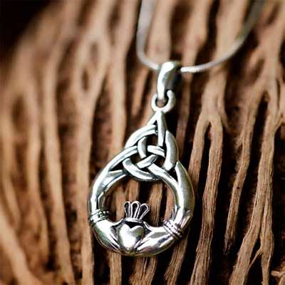 Free Irish Sterling Silver Trinity Knot Claddagh Necklace Freebies Lovers