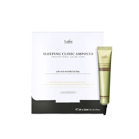 Lador - Snail Sleeping Hair Ampoule - 20ml x 20ea | Beauty Amora ...