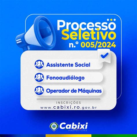 Inscri Es Abertas Para Vagas De N Vel Superior E Elementar Em Cabixi