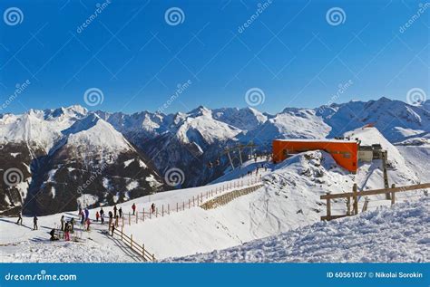 Mountains Ski Resort Bad Gastein Austria Stock Image Image Of