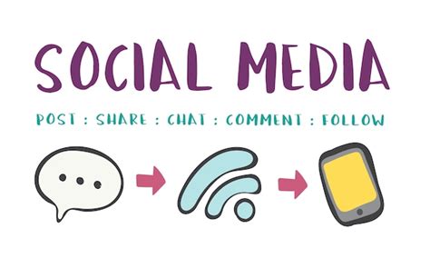 Free Vector Illustration Of Social Media Concept