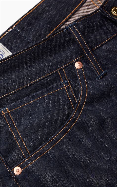 Benzak B 01 Slim Brown Cotton Golden Selvedge 15oz 10 Year Anniversary