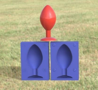 STL Datei DILDO PLUG ANAL SEX TOY PLUG MOLD3D Druckbares Modell Zum