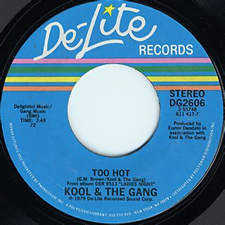Kool The Gang Too Hot c w Ladies Night De Lite 中古レコード通販 大阪