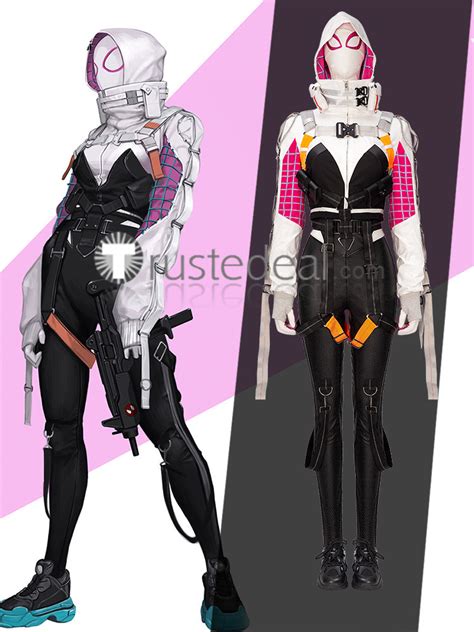 Spider Gwen Marvel Ghost-Spider Gwen Stacy Movie Cosplay Costume in ...