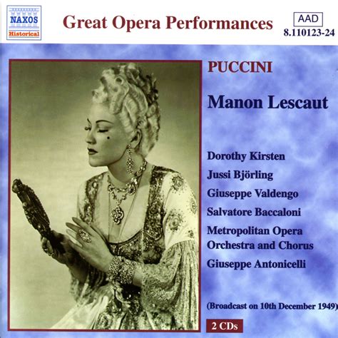 eClassical - Puccini: Manon Lescaut (Kirsten, Björling) (1949)