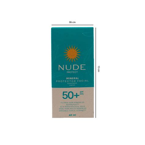 Protector Solar Nude Facial Mineral 40ml Tuti