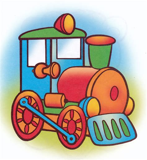 Раскраска Игрушка паровозик - распечатать бесплатно