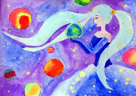 Космические рисунки (50 фото)