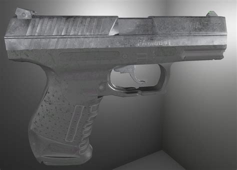 Gun Walther P99 3D Model $79 - .fbx .max .obj - Free3D
