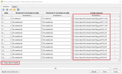 Procesos Por Lotes En Qgis En Qgis Tutoriales Geasig