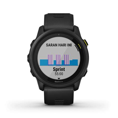 Forerunner 745 GPS Running/Triathlon Smartwatch - Dengan Musik (Black ...