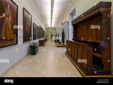 Budapest Hungary Artefacts And Interior Of Hungarian National Museum