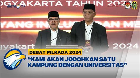 Langkah Paslon 02 Lestarikan Kampung Di Yogyakarta DEBAT PILKADA 2024