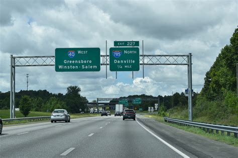 Interstate 40 West Greensboro Aaroads North Carolina