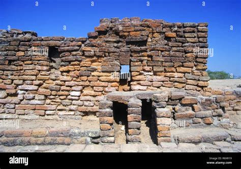 indus valley civilization brick wall  res stock photography