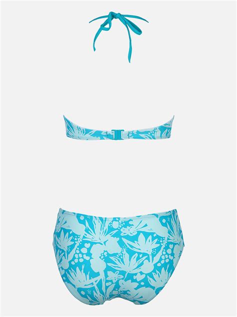 Damen Bikini Set Mit Print NoSize Tuerkis