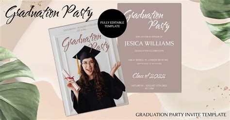 Graduation Party Invite Template – MasterBundles