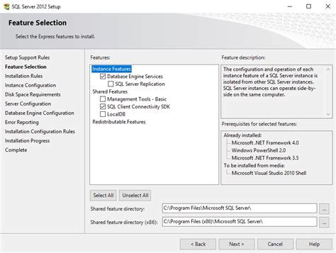 Install Microsoft Sql Server Components Ms Sql Express And Ms Sql